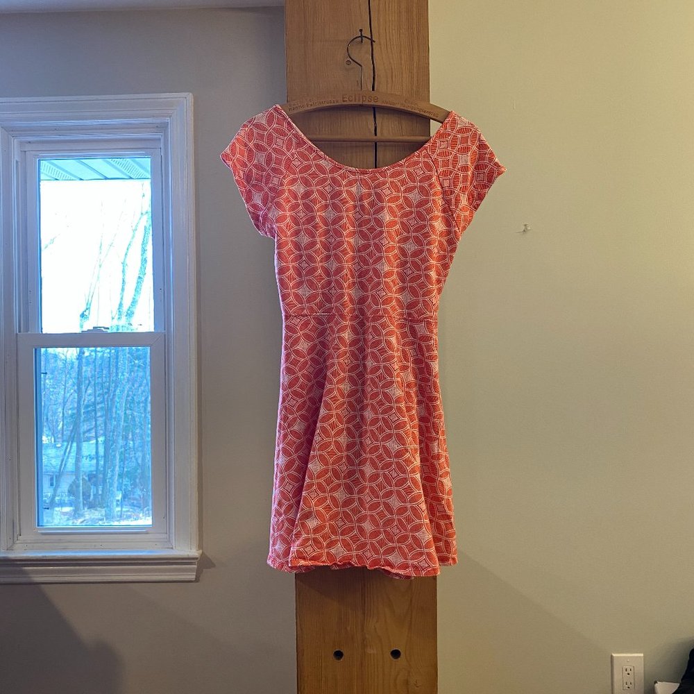 Short sleeved extra large summer dress
